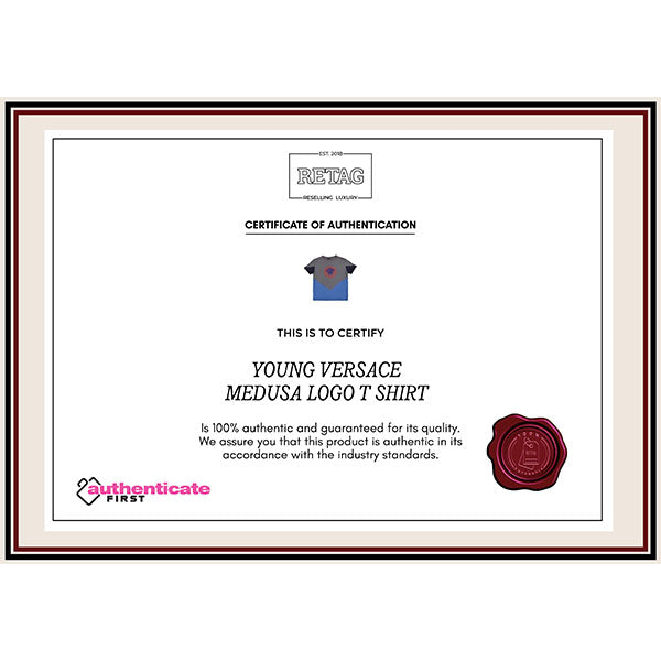 Young Versace Medusa Logo T Shirt