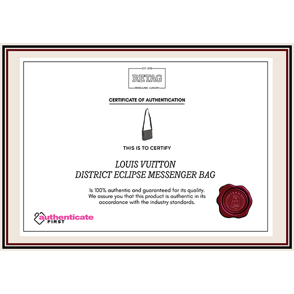 Louis Vuitton District Eclipse Messenger Bag