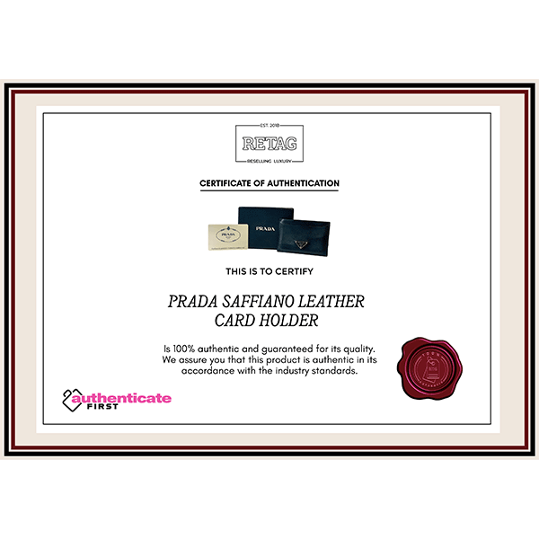 Prada Saffiano Leather Card Holder
