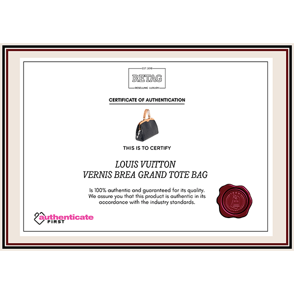 Louis Vuitton Vernis Brea Grand Tote Bag