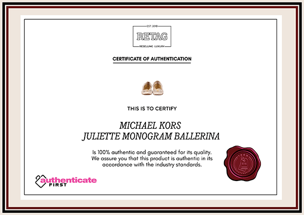 Michael Kors Juliette Monogram Ballerina