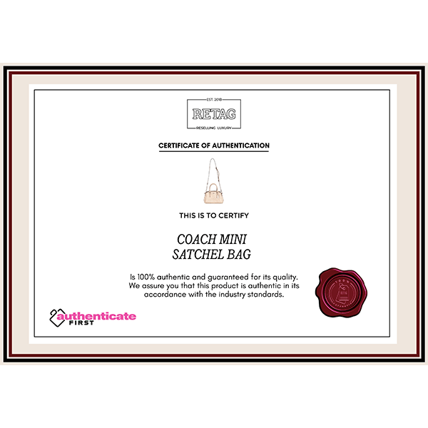 Coach Mini Satchel Bag