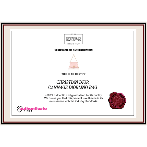 Christian Dior Cannage Diorling Bag