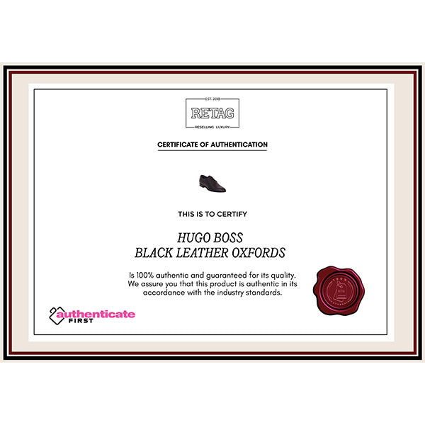 Hugo Boss Black Leather Oxfords