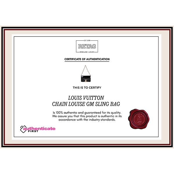 Louis Vuitton Chain Louise Gm Sling Bag