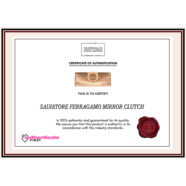 Salvatore Ferragamo Mirror Clutch