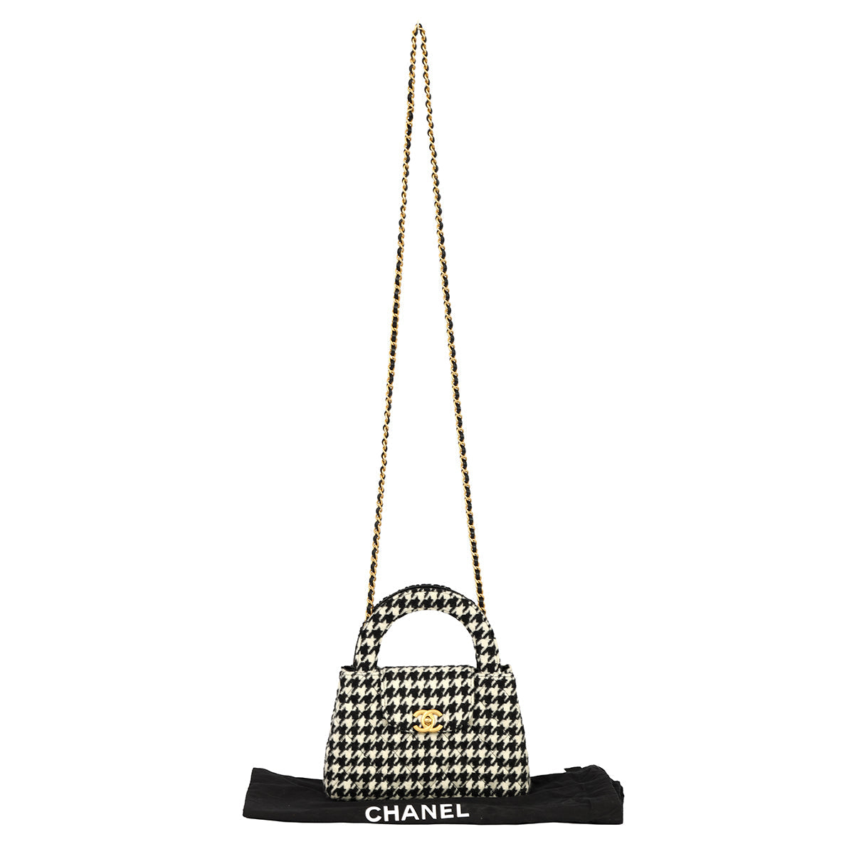 CHANEL TWEED KELLY SLING BAG