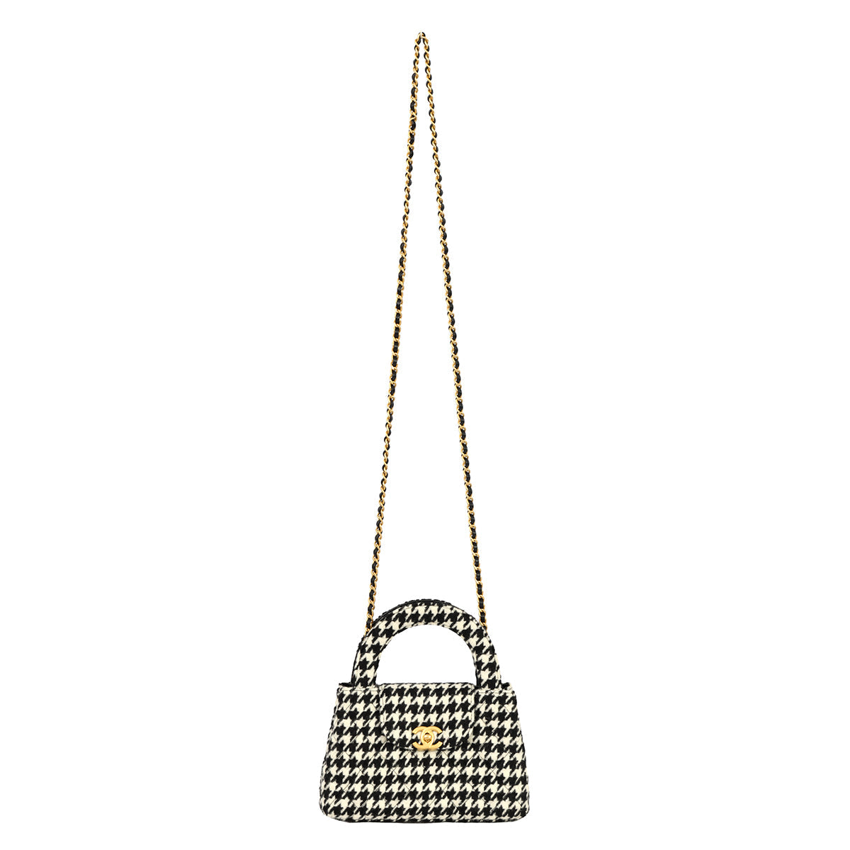 CHANEL TWEED KELLY SLING BAG