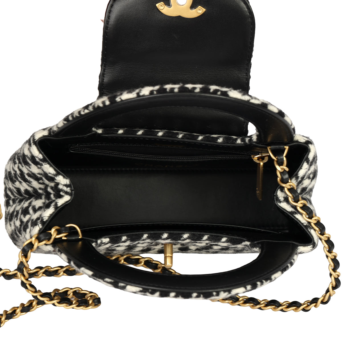 CHANEL TWEED KELLY SLING BAG