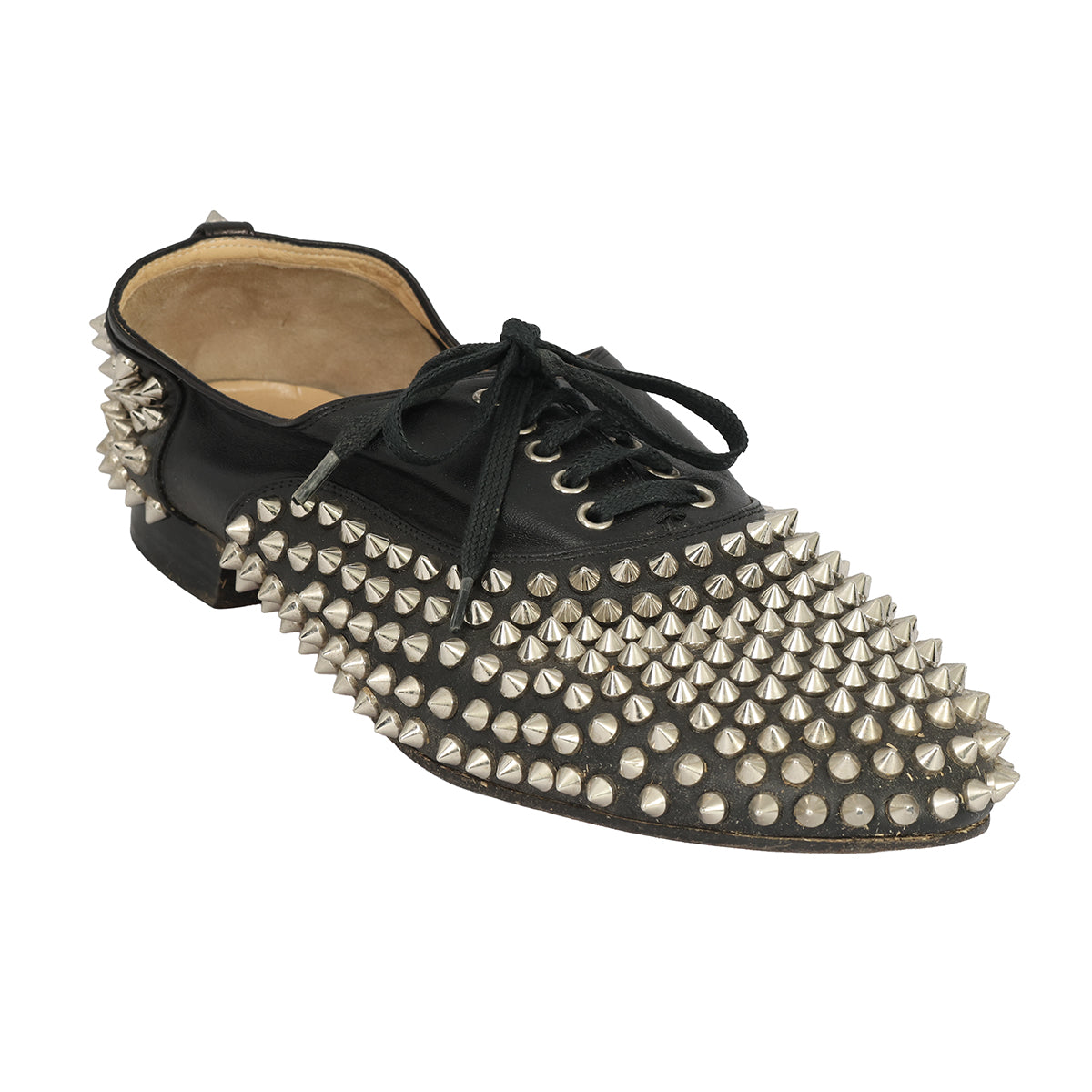 CHRISTIAN LOUBOUTIN EU-40 FREDDY SPIKE OXFORD SHOES