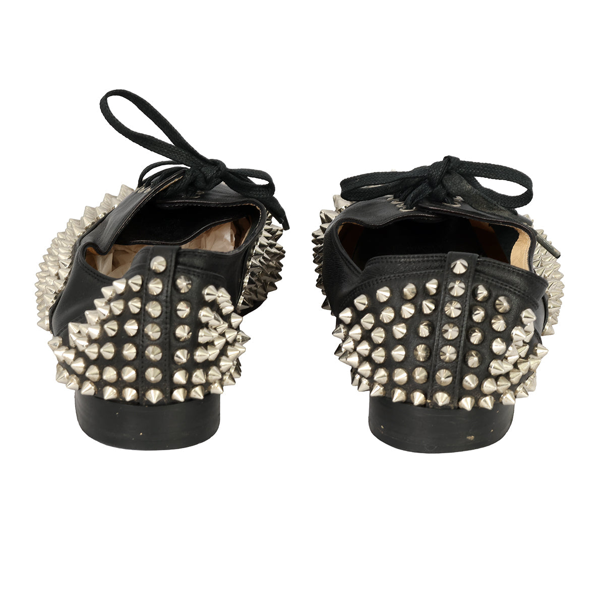 CHRISTIAN LOUBOUTIN EU-40 FREDDY SPIKE OXFORD SHOES