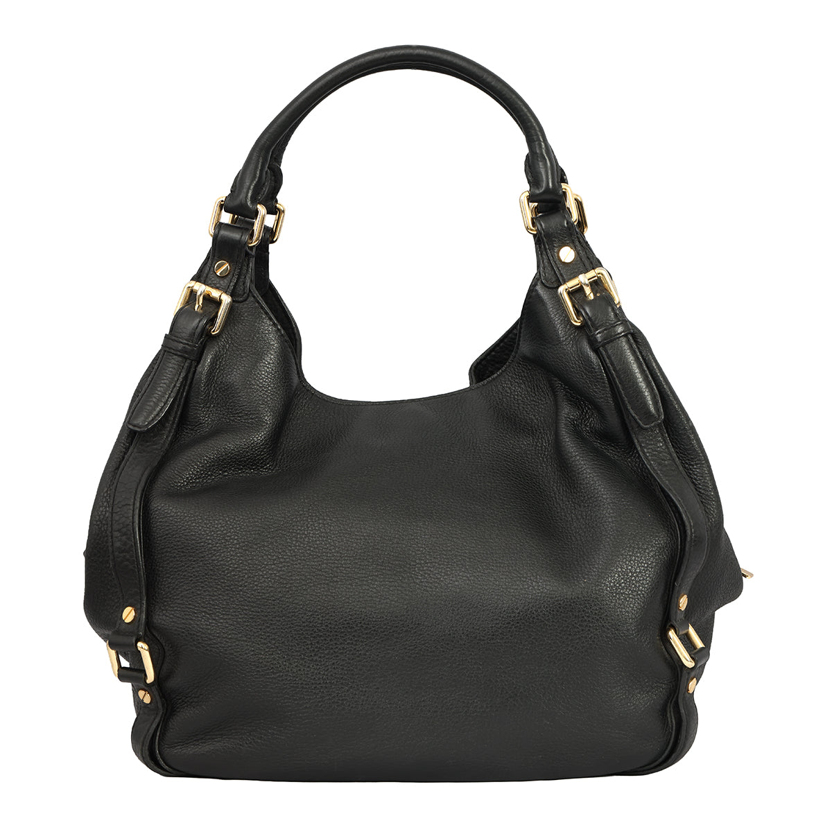 MICHAEL KORS BLACK BEDFORD HOBO BAG
