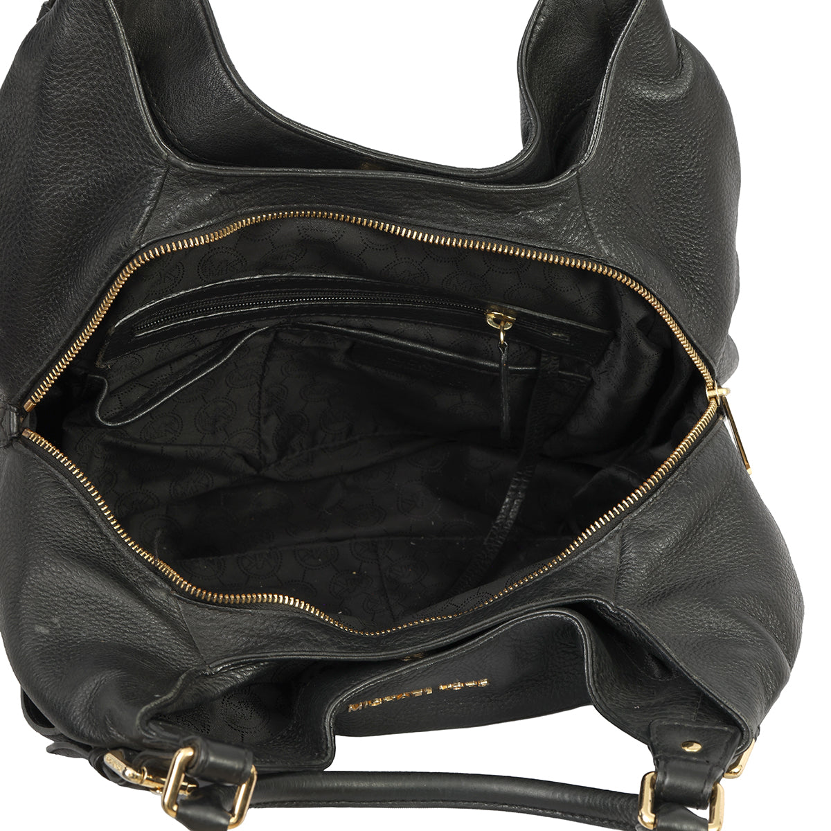 MICHAEL KORS BLACK BEDFORD HOBO BAG