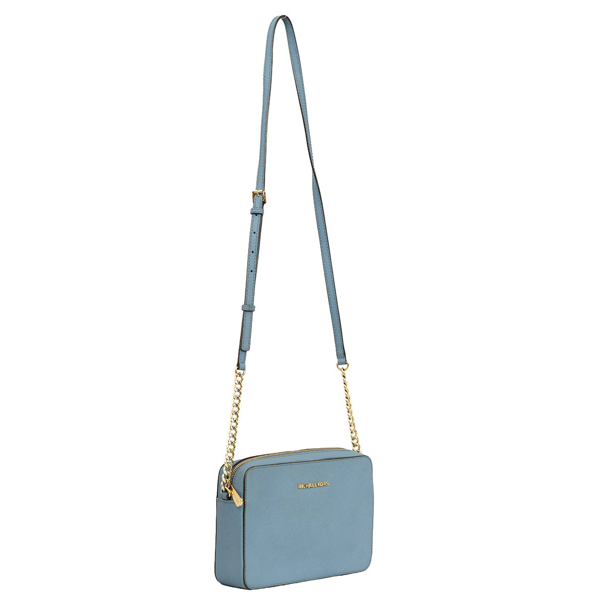 MICHAEL KORS BLUE CROSSBODY SLING BAG