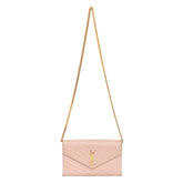YVES SAINT LAURENT CASSANDRE MATELASSE ENVELOPE WALLET ON CHAIN BAG