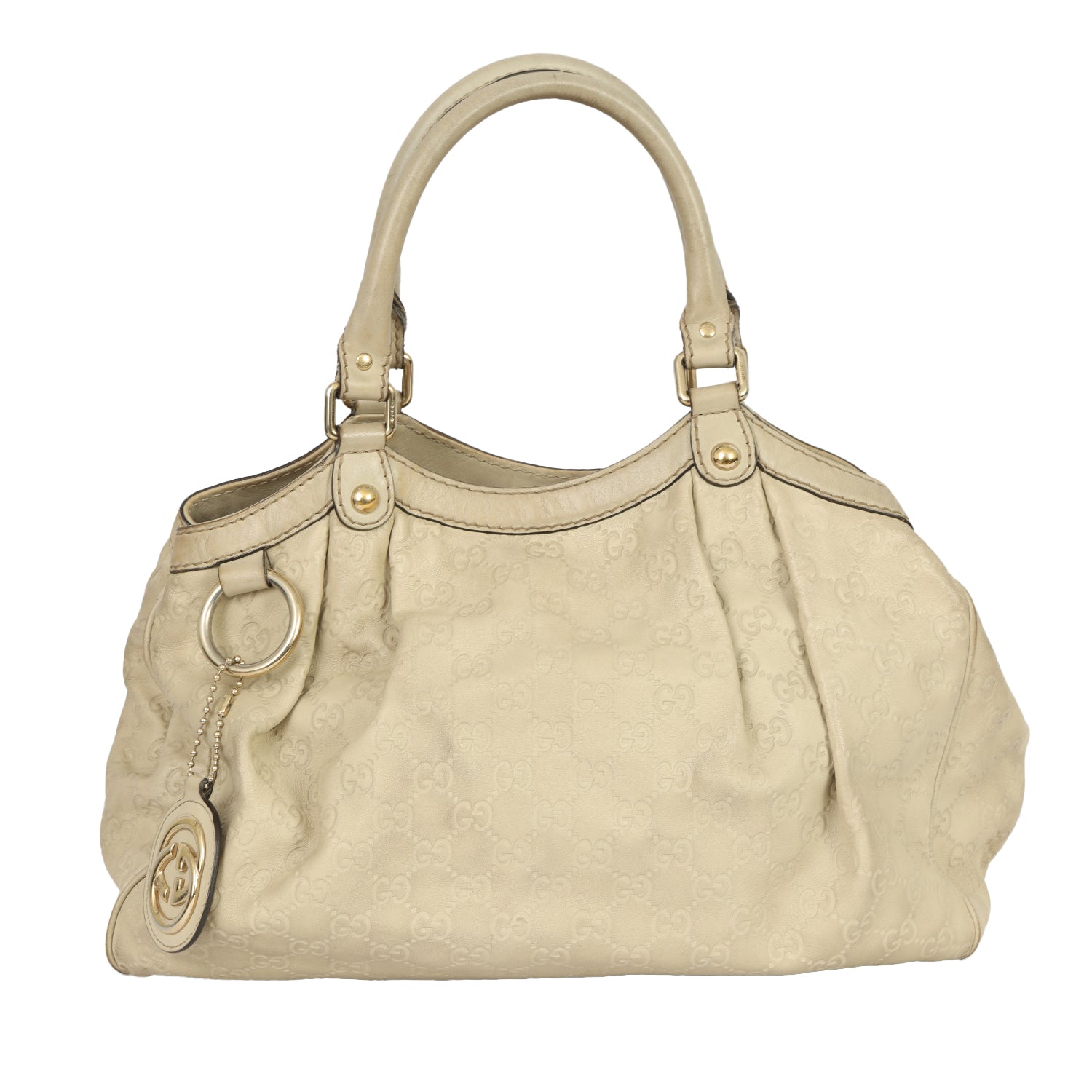 GUCCI GUCCISSIMA SUKEY LEATHER HANDBAG