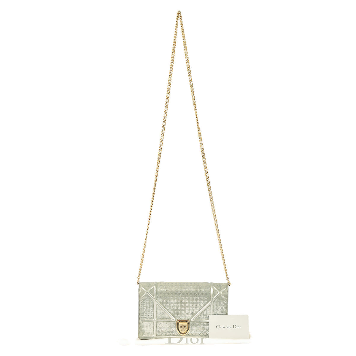 CHRISTIAN DIOR DIORAMA WALLET ON CHAIN CROSSBODY BAG