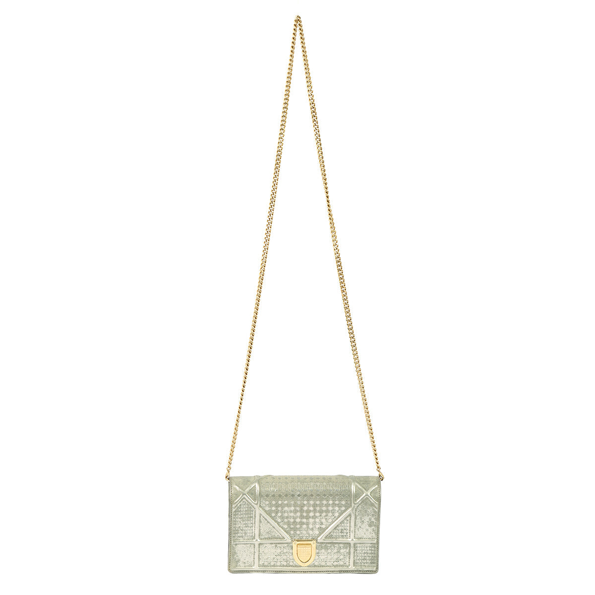 CHRISTIAN DIOR DIORAMA WALLET ON CHAIN CROSSBODY BAG