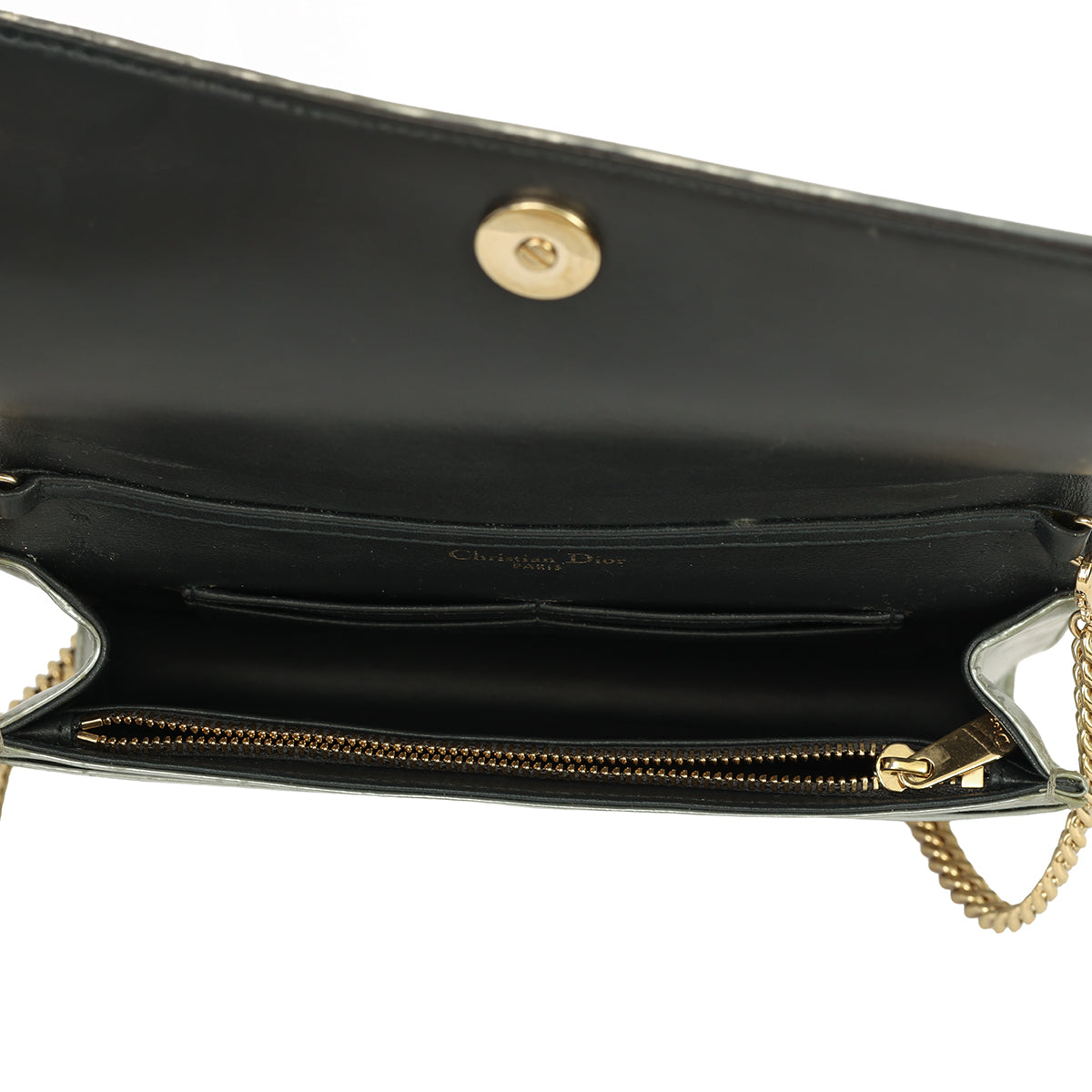 CHRISTIAN DIOR DIORAMA WALLET ON CHAIN CROSSBODY BAG