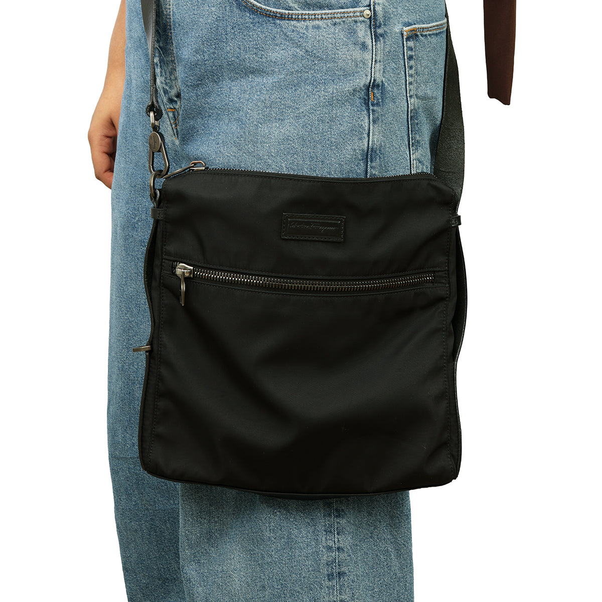 SALVATORE FERRAGAMO NYLON CROSSBODY BAG