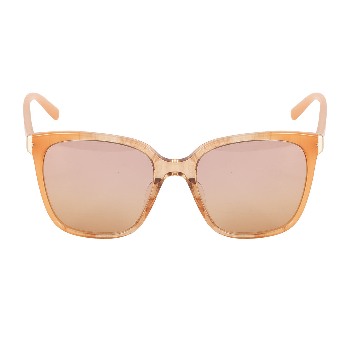 BVLGARI VOYAGE AIR ORANGE SQUARE SUNGLASSES