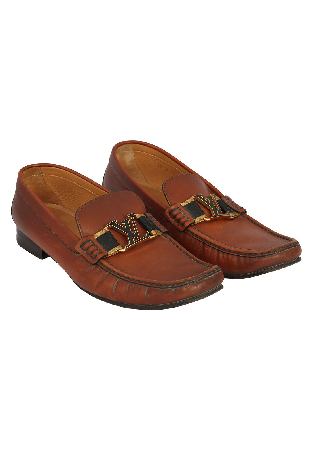 LOUIS VUITTON SIZE 10 /EU : 44.5 MONTE CARLO MOCCASINS