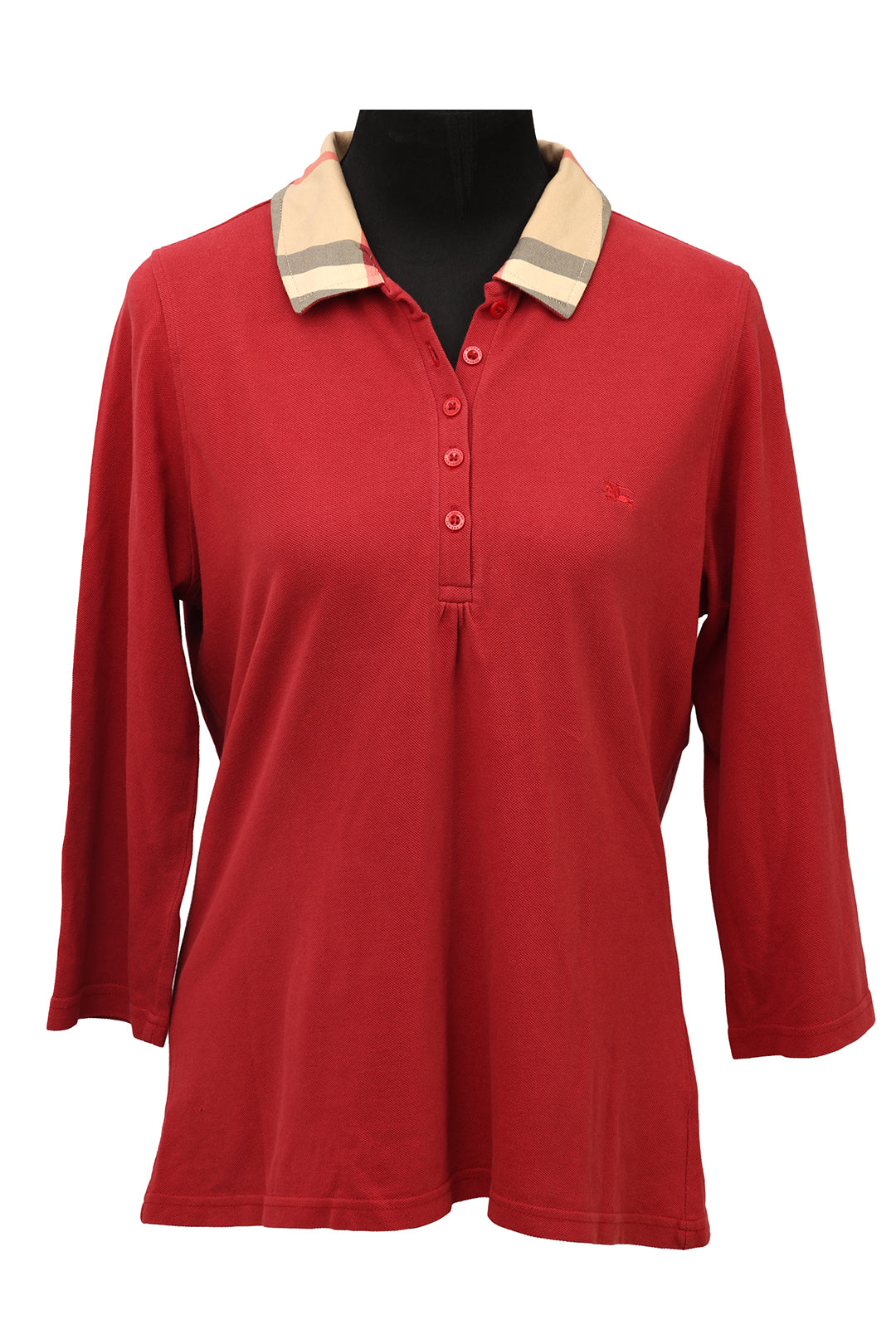 Burberry Size : XLRed Polo T Shirt