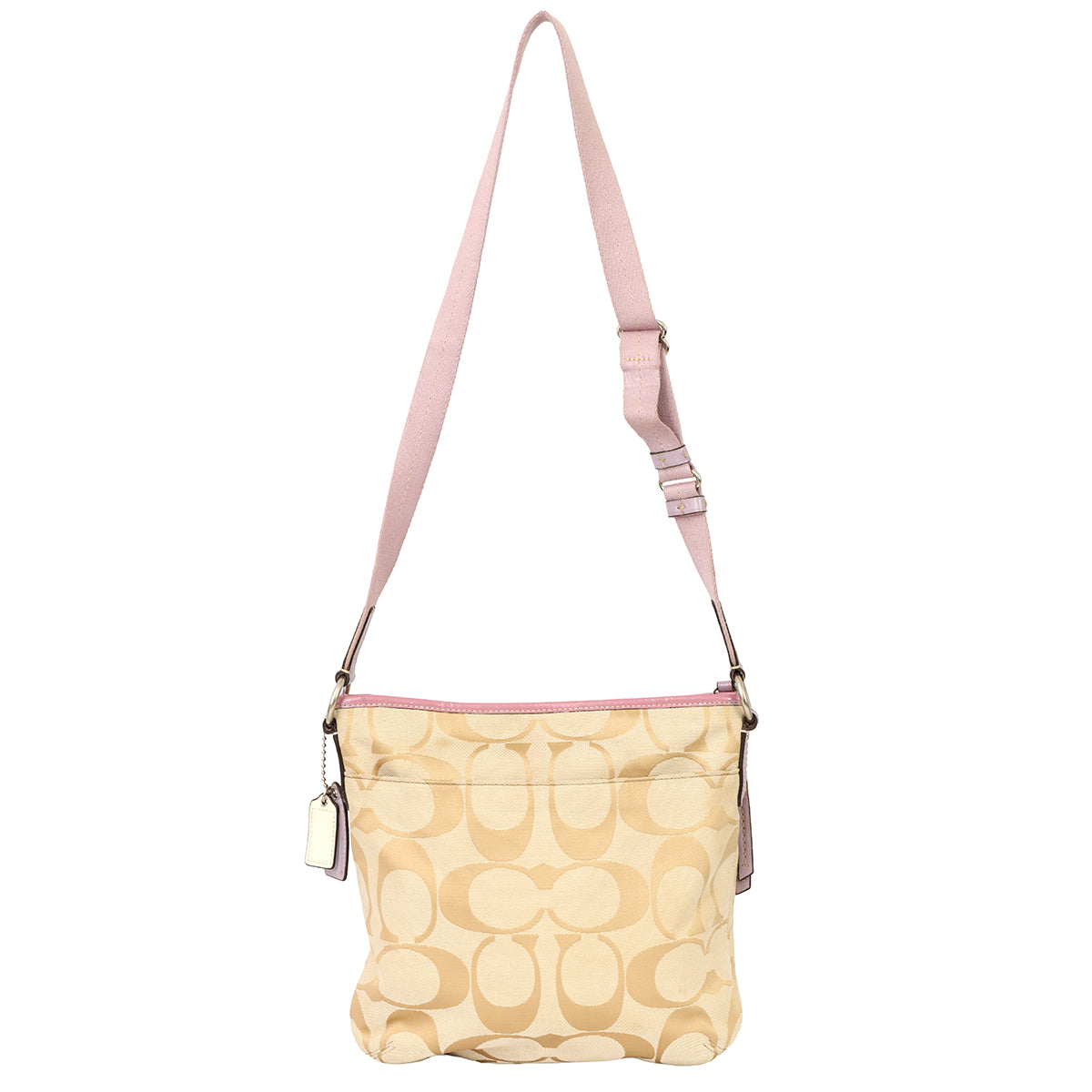 COACH SIGNATURE STRIPE CONVERTIBLE CROSSBODY BAG