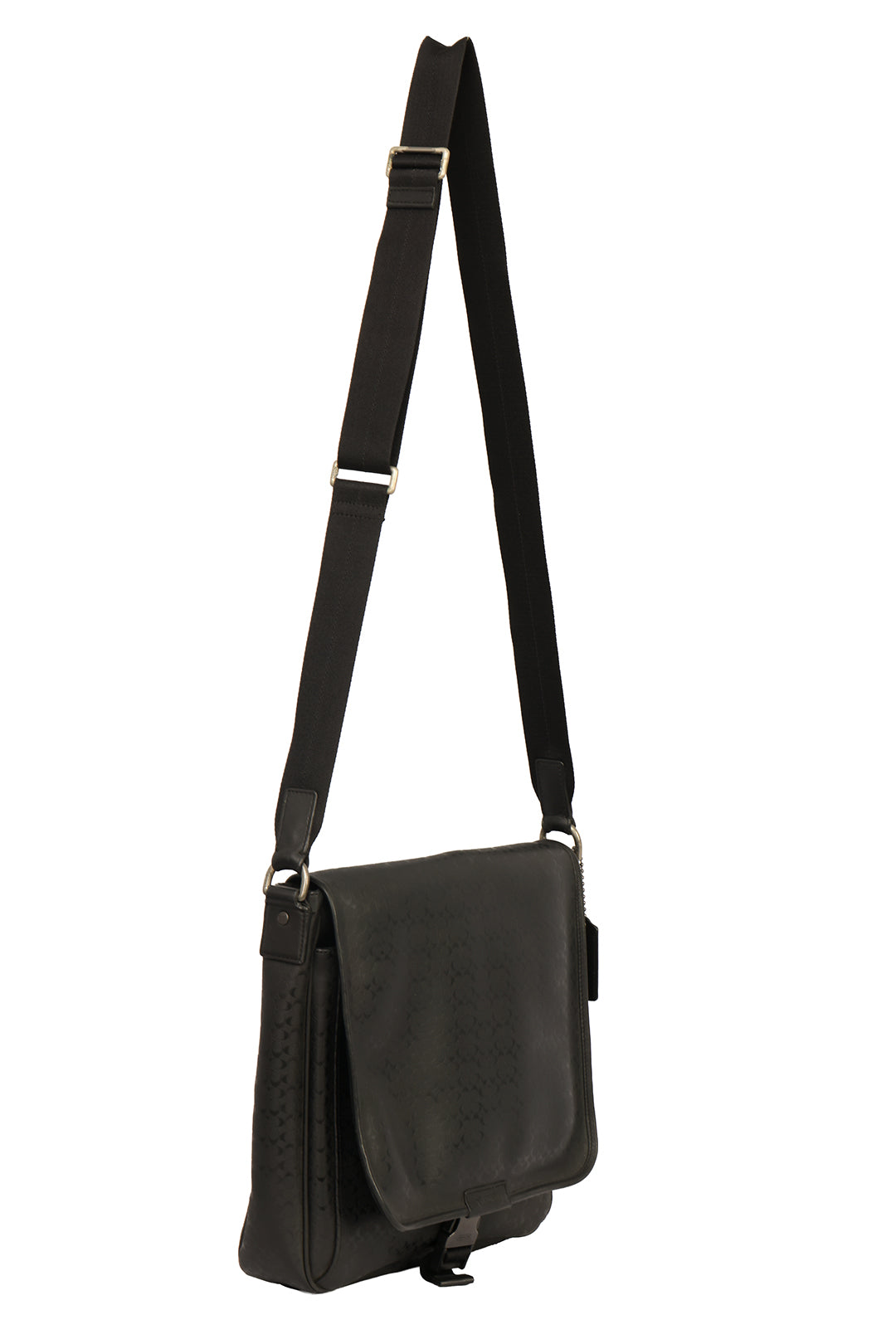 COACH HERITAGE SIGNATURE EMBOSSED PVC MESSANGERBAG