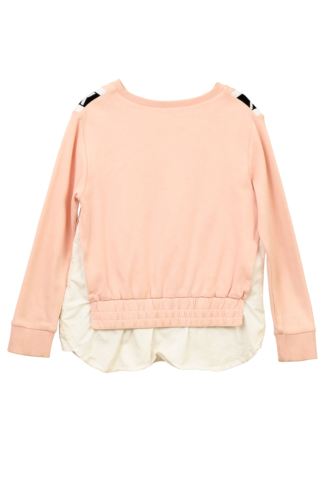 DKNY SIZE: 7 YEARS PEACH SWEATSHIRT