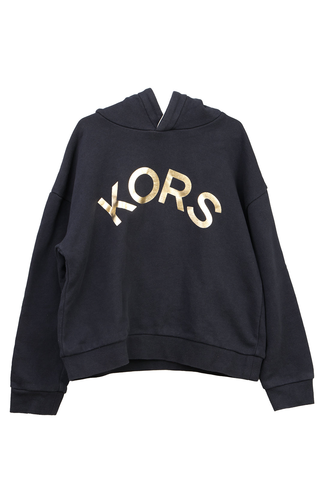 MICHAEL KORS SIZE:10 YEARSKIDS BLACK COTTON HOODIE