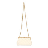 CHANEL QUILED PEARLY LAMBSKIN SLING