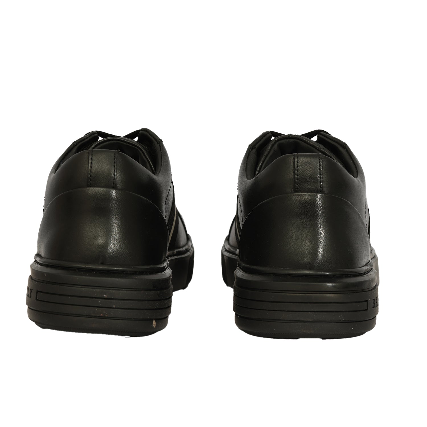 BALLY SIZE EU 41 MOLLY LOW TOP LEATHER SNEAKERS