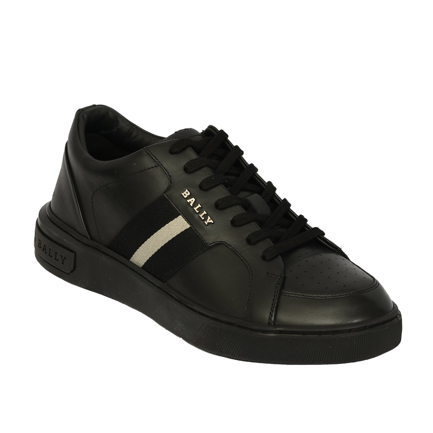 BALLY SIZE EU 41 MOLLY LOW TOP LEATHER SNEAKERS