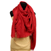 LOUIS VUITTON RED MONOGRAM SHAWL