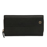 GUCCI INETRCONTINENTAL BLACK TRI FOLD WALLET