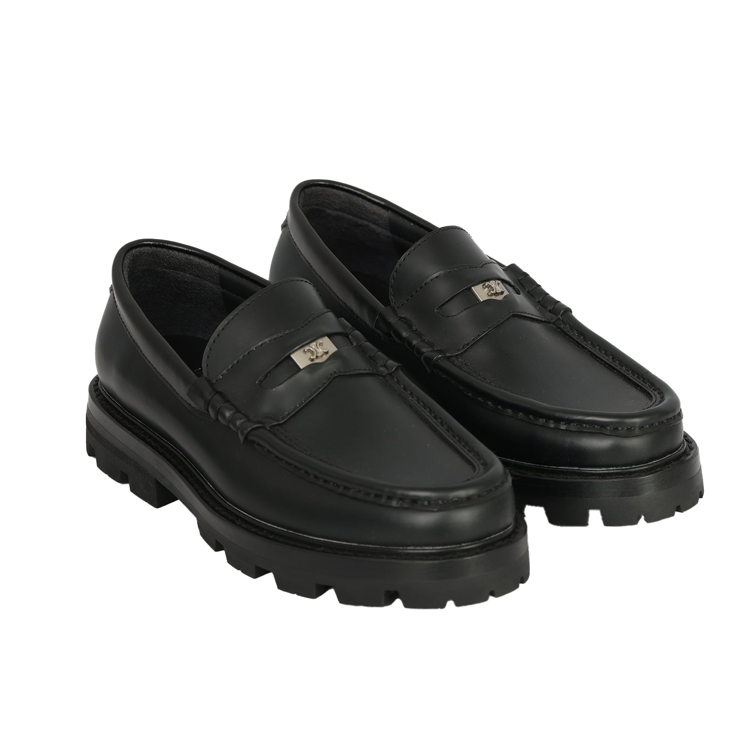 CELINE EU 36 TRIOMPHE MARGARET PENNY CHUNKY LOAFERS