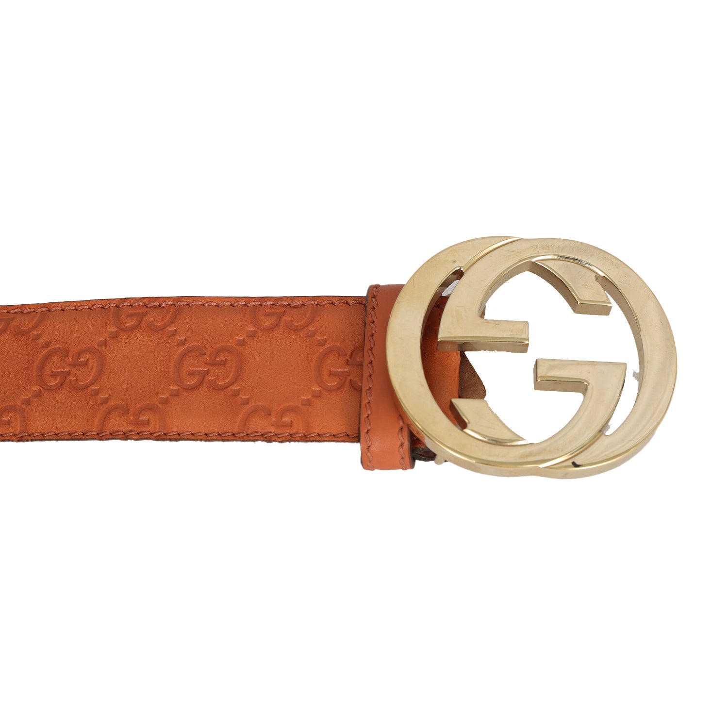 Gucci GG Interlocking Web Buckle Belt