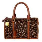 BURBERRYLEOPARD POY HAIR HOUSE CHECK BOSTON BAGS
