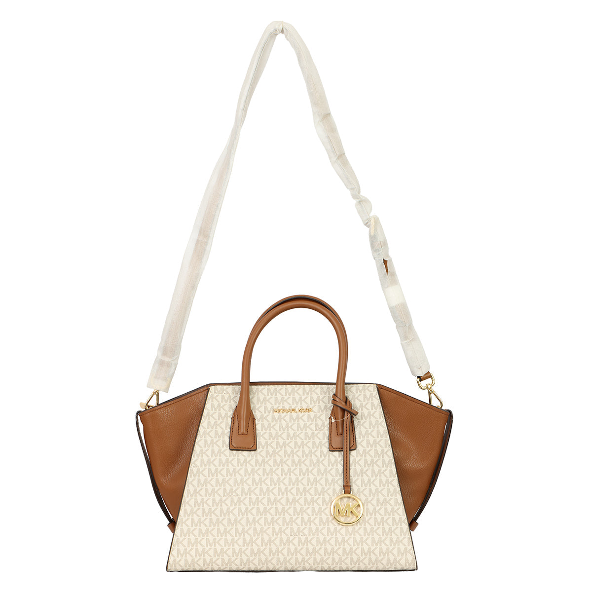 MICHAEL KORS AVRIL LARGE TOP-ZIP SATCHEL BAG