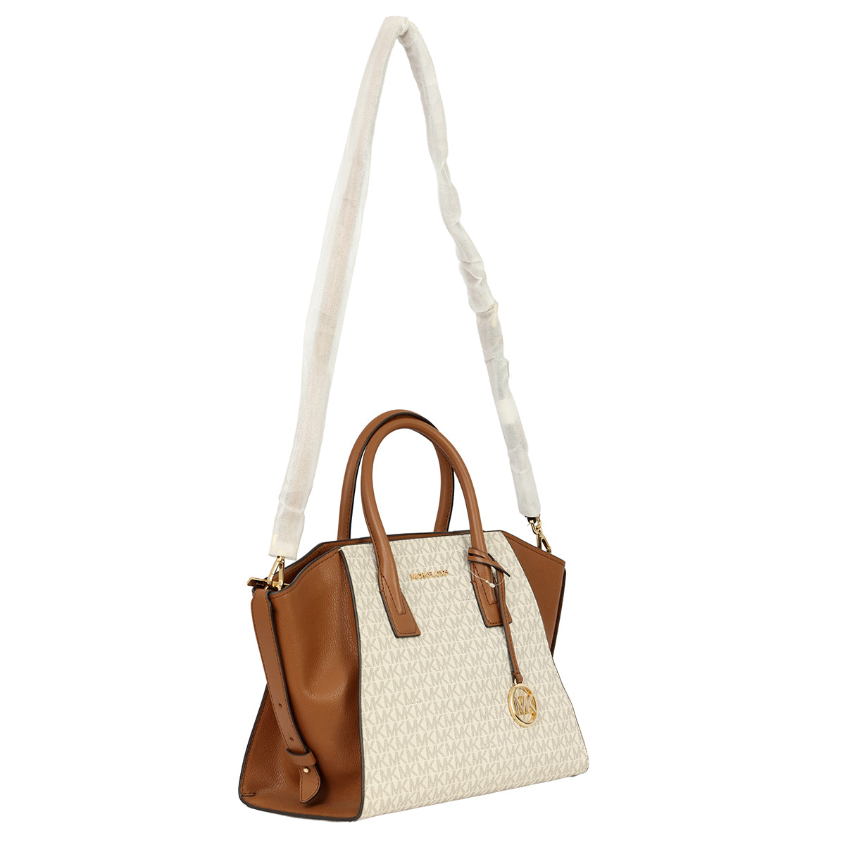 MICHAEL KORS AVRIL LARGE TOP-ZIP SATCHEL BAG