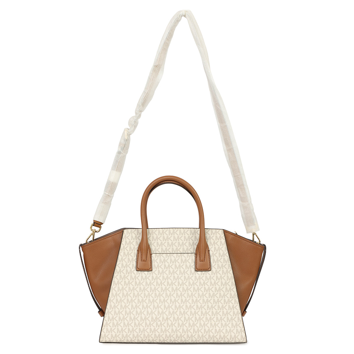 MICHAEL KORS AVRIL LARGE TOP-ZIP SATCHEL BAG