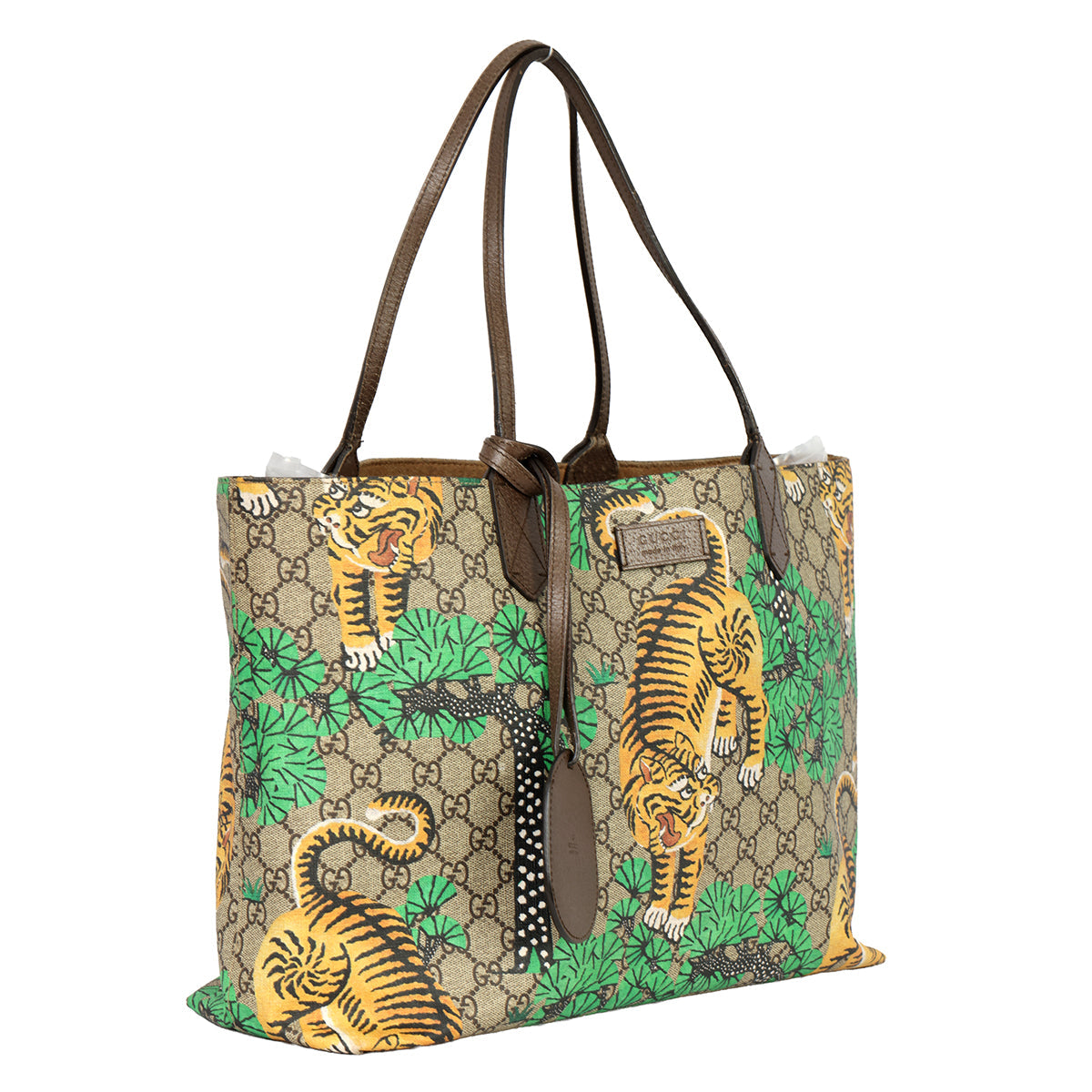 GUCCI MONOGRAM BENGAL PRINTTOTE BAG