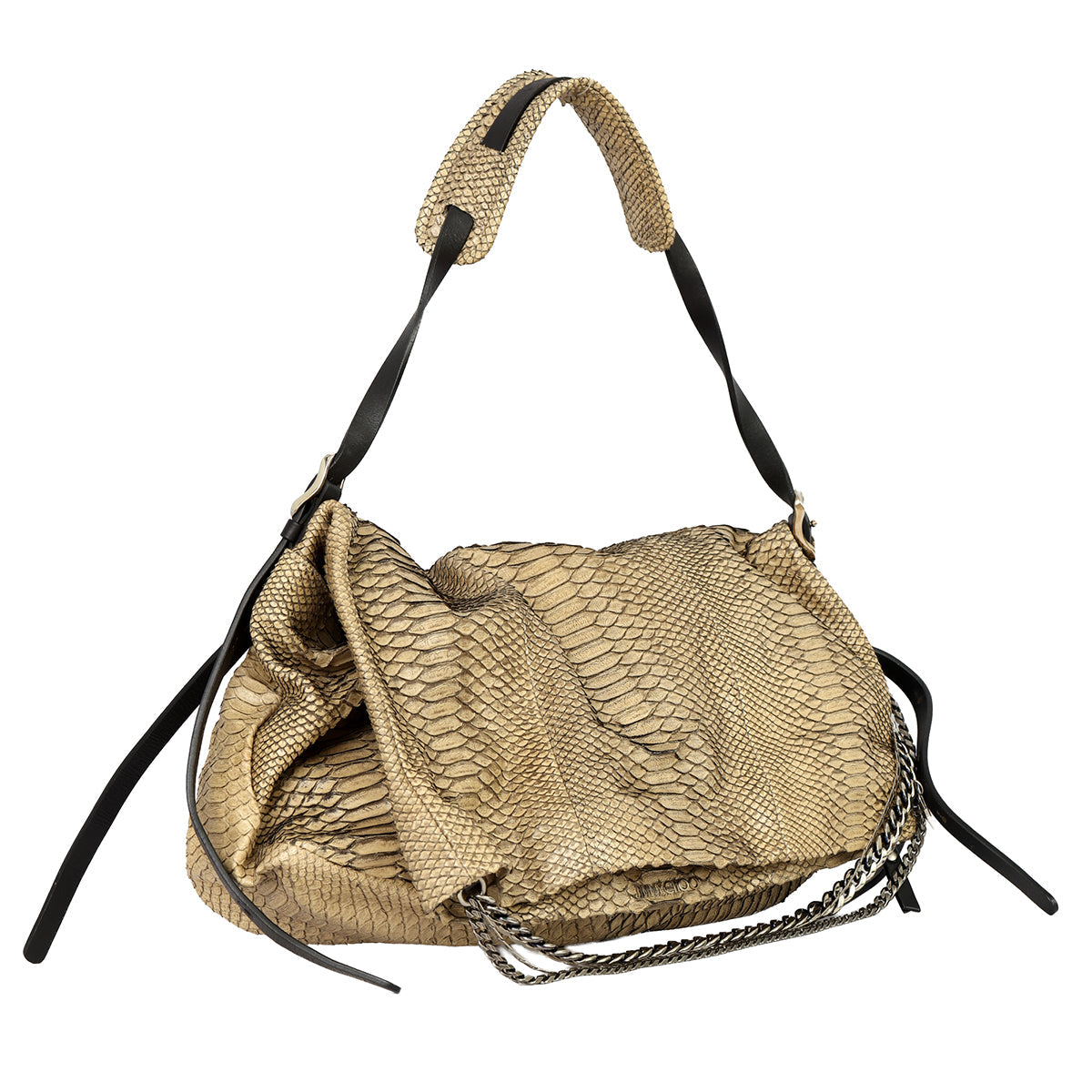 JIMMY CHOO PYTHONLEATHER BAG