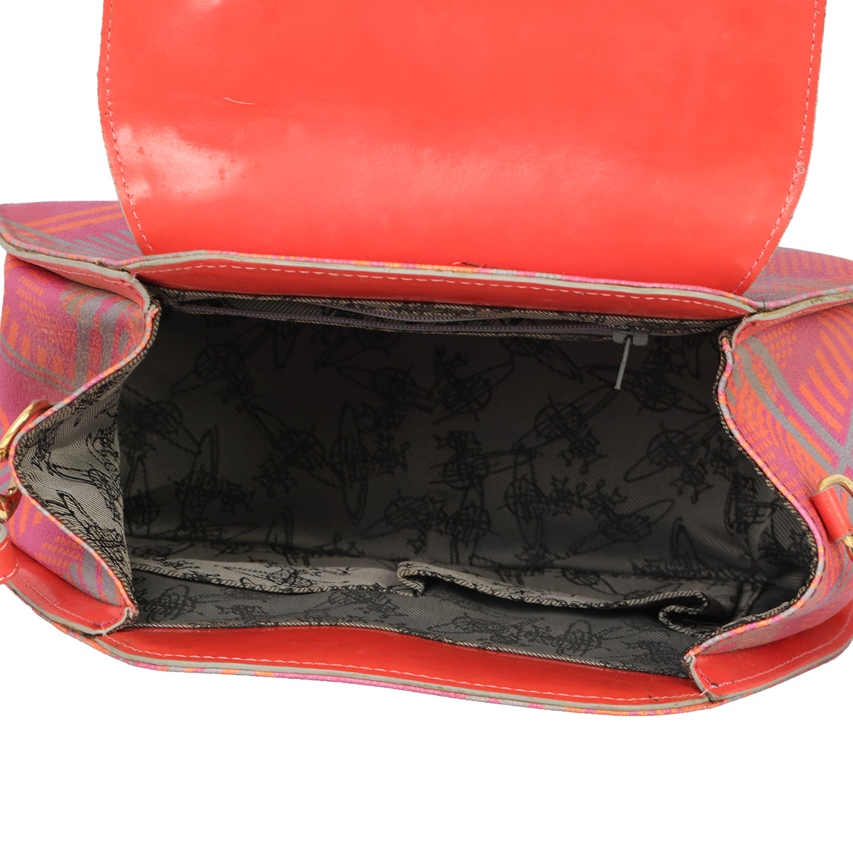 VIVIENNE WESTWOOD DERBY ORB PLATE 2WAY SHOULDERBAG