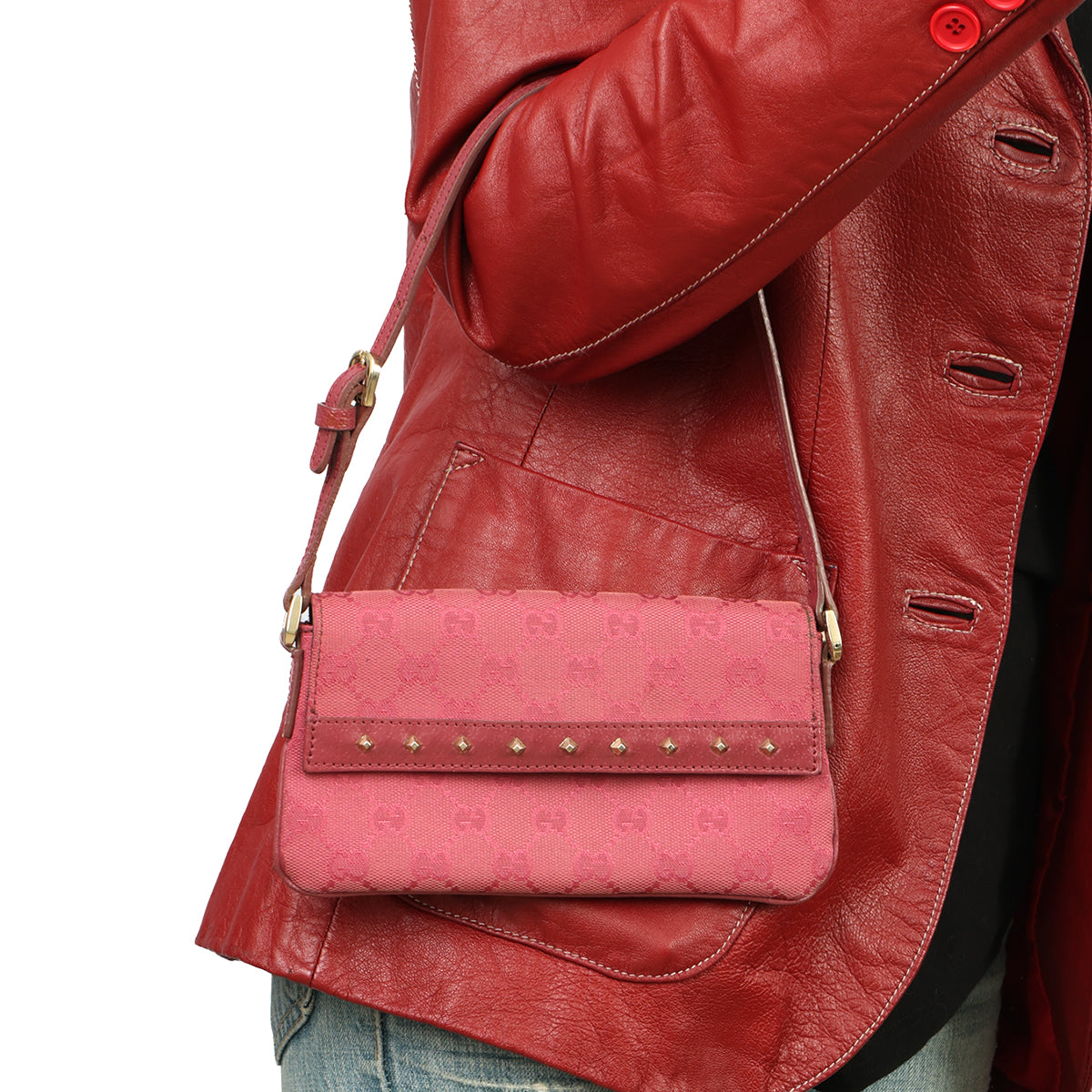 GUCCI VINTAGE MONOGRAM POCHETTE