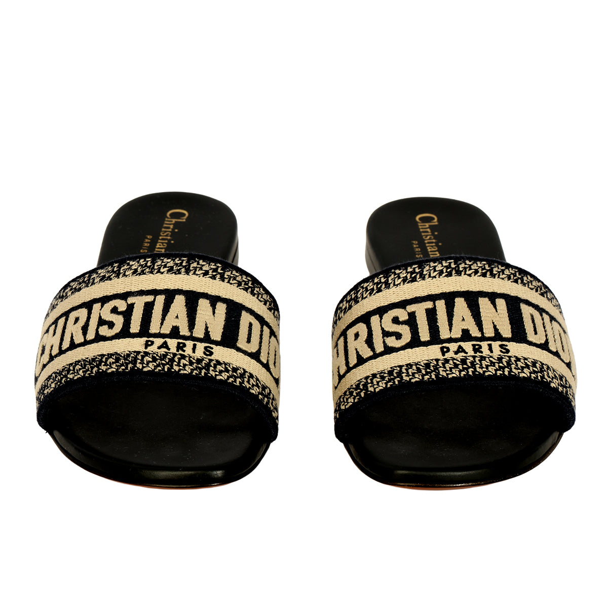CHRISTIAN DIOR EU-37.5 DWAY SLIDES