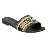 CHRISTIAN DIOR EU-37.5 DWAY SLIDES