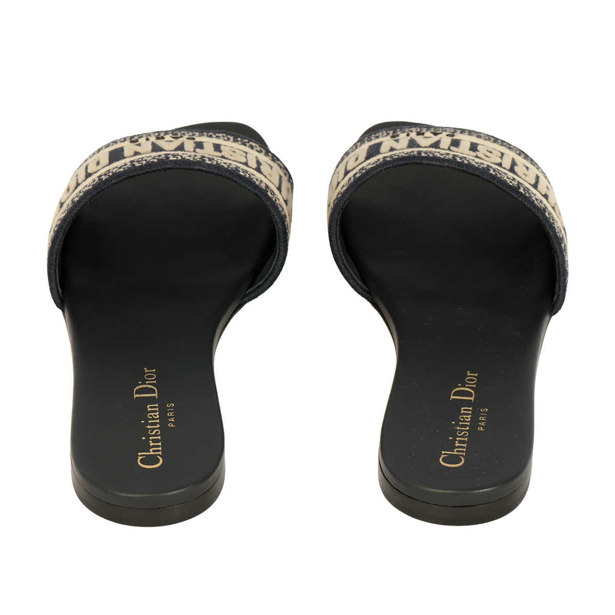 CHRISTIAN DIOR EU-37.5 DWAY SLIDES