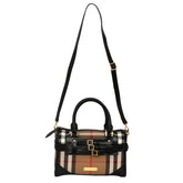 BURBERRY HOUSE CHECK BRIDLE ALCHESTER BOWLING BAG